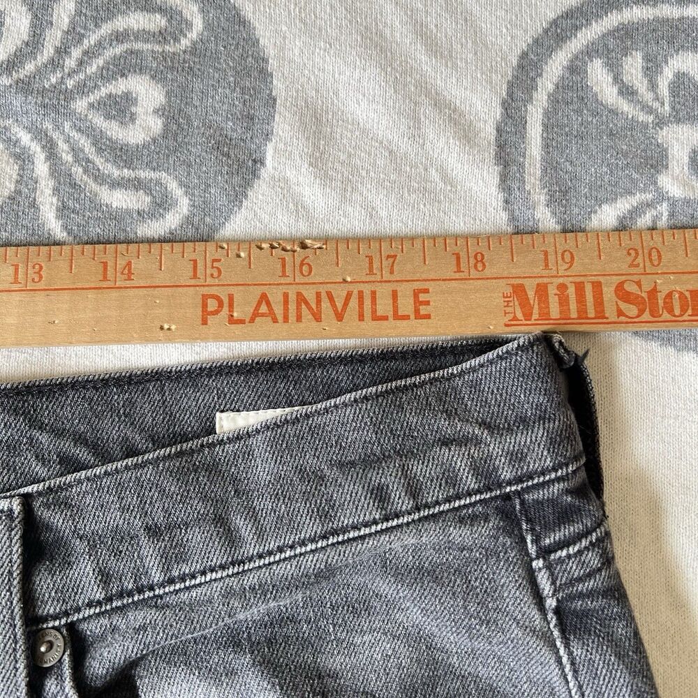 Citizens Of Humanity Women’s Size 33 Black Wash DIY Cut Off Jeans Shorts - Picture 10 of 14